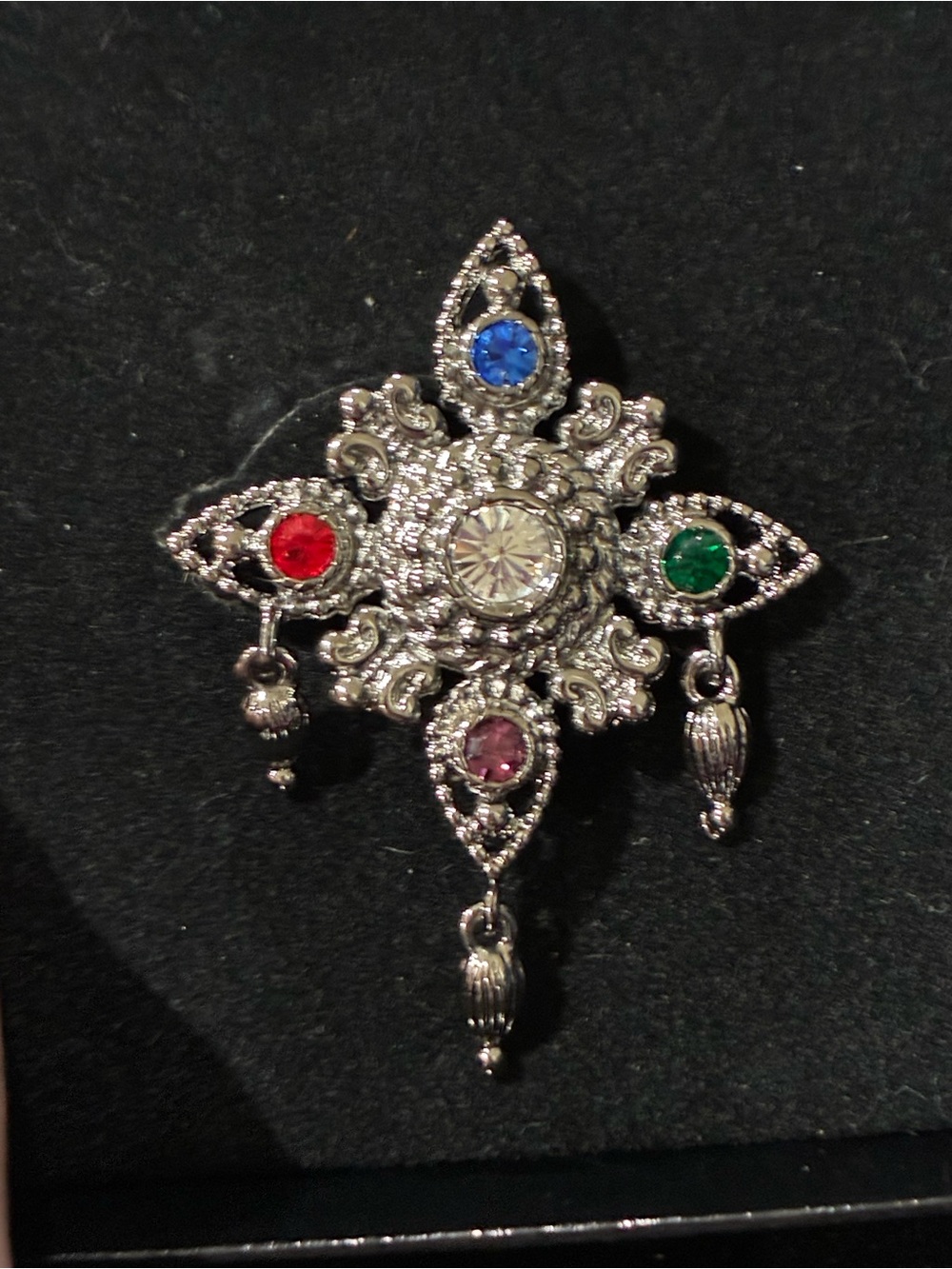 Vintage Bob Mackie NIB Etruscan Revival Rhinestone Brooch